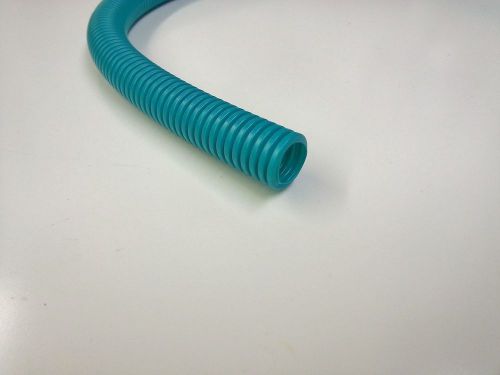 Hotwires split loom colored wire covering teal green for auto &amp;  rod 3/4&#034; x15&#039;