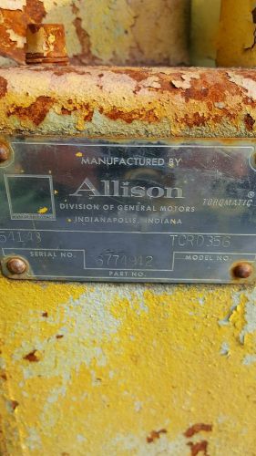 Allison torque converter detroit diesel