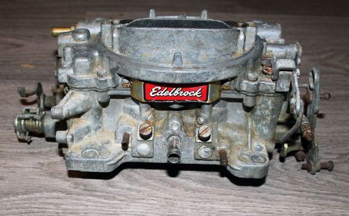 Edelbrock performer carburetor 1405 carb 600 cfm + manual choke