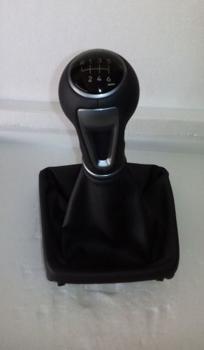 Shift knob seat ibiza  6j 6 gear knob with leather new and original