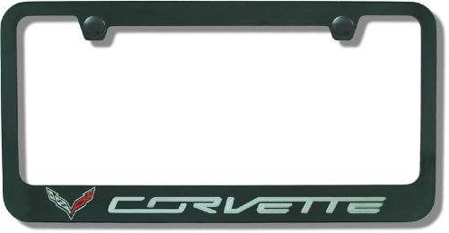 Corvette c7 powder coated license plate frame