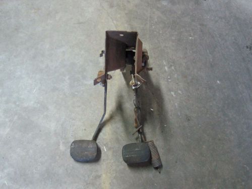 1959 1960 chevy impala orig clutch &amp; brake pedal assembly 59 60 348 3sp 4sp 3x2