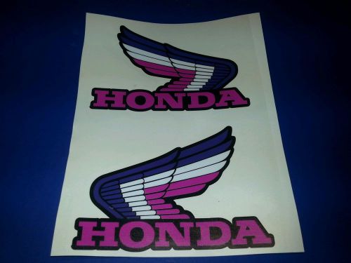 Honda atc 2 piece wings decal sticker emblem 0em trx similar to 200x 350x 250r