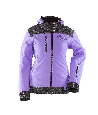 Divas snowgear lace collection womens snowmobile jacket purple