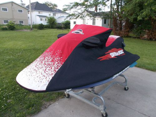Sea doo gsx gs gsi cover black and red oem
