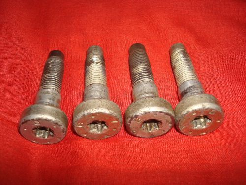 (4) original 1968-1970 ford mustang shelby mach 1 cougar front seat belt bolts