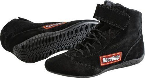 Racequip 30300080 size 8 black sfi 3.3/5 race shoe