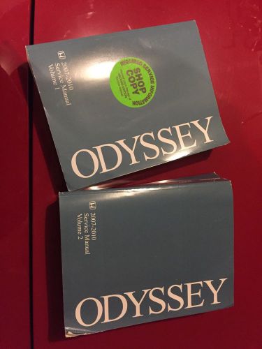 2007 - 2010 honda odyssey service manuals