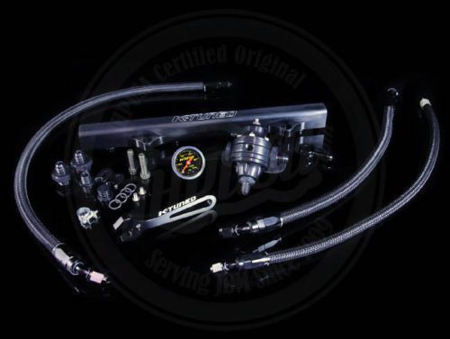K-tuned k-swap oem fuel line kit w/ fuel rail fpr guage wrenches flk-of-02