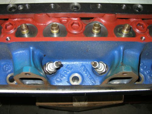 Ford fe 427 galaxie fairlane cobra high riser cylinder heads highly modified