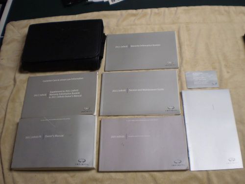 2011 infiniti fx complete suv owners manual books nav guide case all models