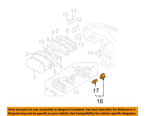 Subaru oem 01-04 outback cluster switches-lighter 86710ae040