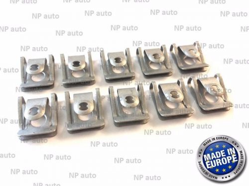 Oem bmw under engine gearbox undertray under cover clips washers fitting kit 10x