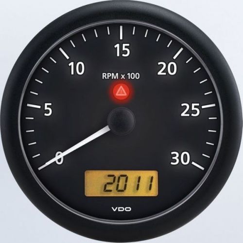 Vdo a2c53218711-s tachometer 3,000 rpm - viewline onyx