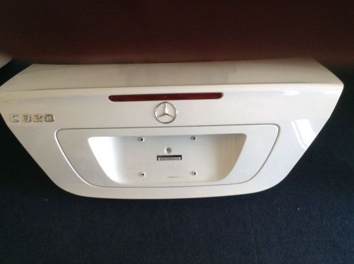 2001-2005 mercedes benz c 320 white trunk lid complete oem