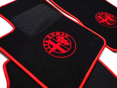 Black-red mat set for alfa romeo 156