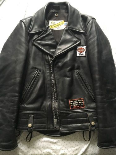 Schott perfecto leather motorcycle jacket harley davidson