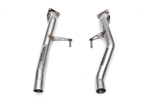 Fabspeed secondary catbypass pipes for 2008-2010 porsche 957 cayenne turbo / s