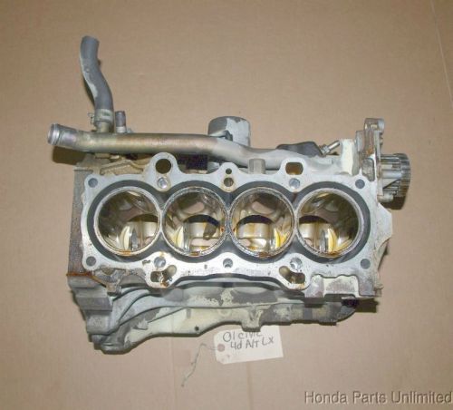 01-05 honda civic oem engine motor bare cylinder block stock factory d17a1 lx dx