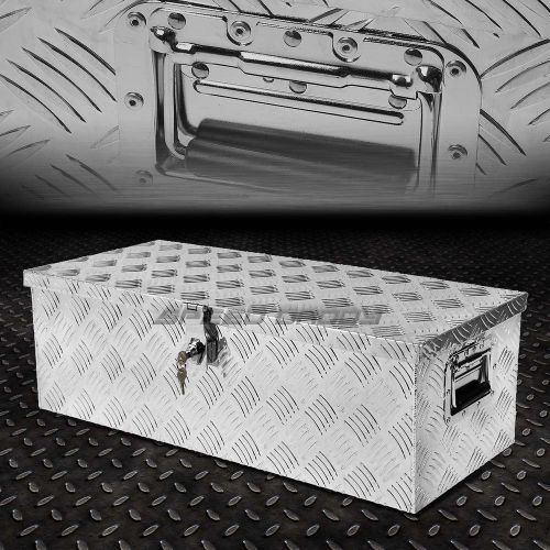 30 x 13&#034; aluminum pickup truck trunk bed tool box underbody trailer storage+lock