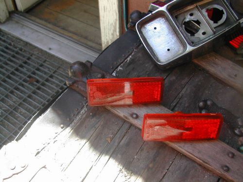 Fiat x19 rear red side marker light pair oe nos altissimo