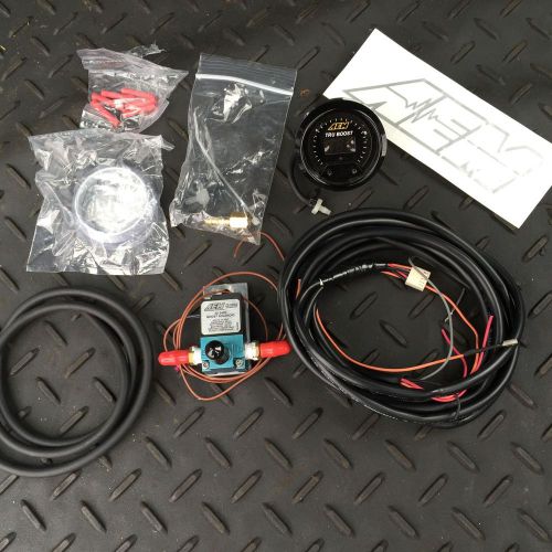 Aem tru boost digital electronic boost controller ebc turbo valve eclipse gauge