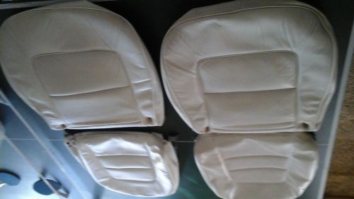 1965 corvette  white leather seat covers, used