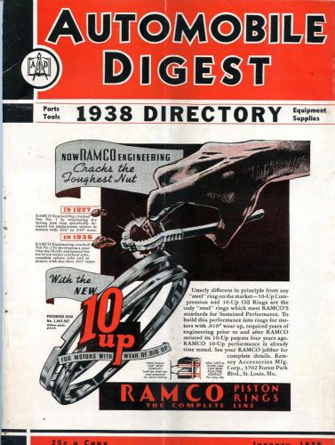 January 1938 automobile digest directory #325