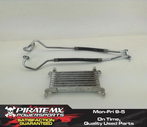 Honda rincon 680 engine oil cooler with lines trx680fa #17 07