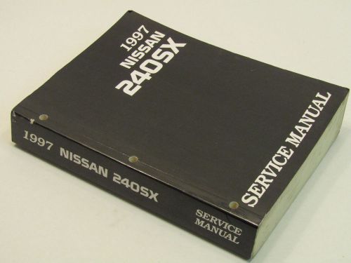 1997 nissan 240sx s14 ka24de oem service repair shop dealership manual book