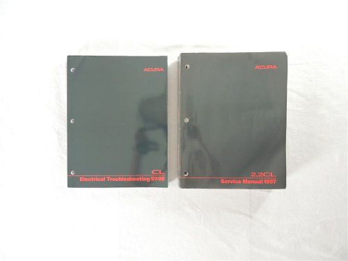 1997 acura 2.2cl oem service manual and 97-98 cl electrical troubleshooting book