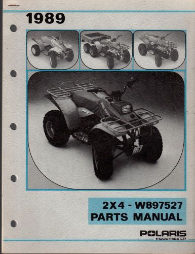 1989 polaris atv 2 x 4  w897527  parts manual   (685)