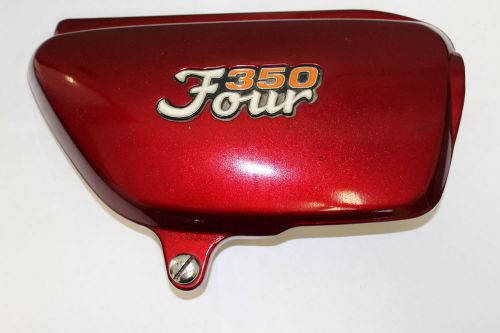 Classic 1972 honda cb350f cb 350 four  right side cover, red, sweet!