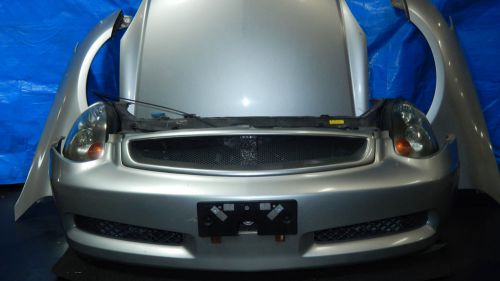 Jdm infiniti g35 coupe cpv35 front end conversion hood headlights bumper 2003-07
