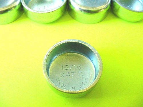 Fits gm 5pk 15/16&#034; freeze expansion plugs zinc plated steel engine cylinder nos