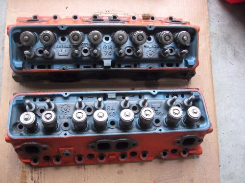 A pair vintage gm chevy cylinder heads - #458642