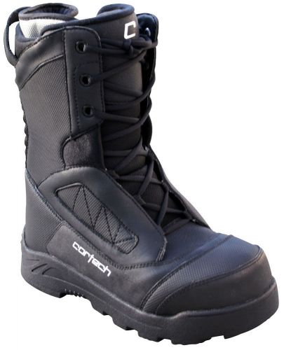 Cortech cascade snow snowmobile boots (black) us 8