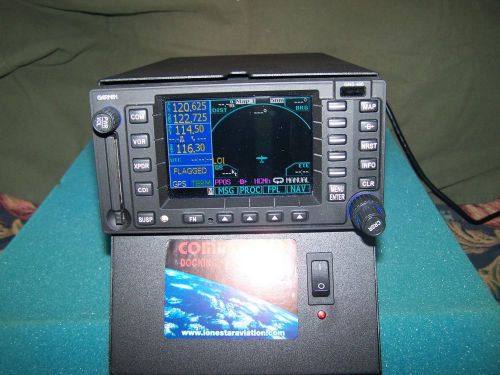 Garmin  gns 480 gps nav/com waas  like new!!