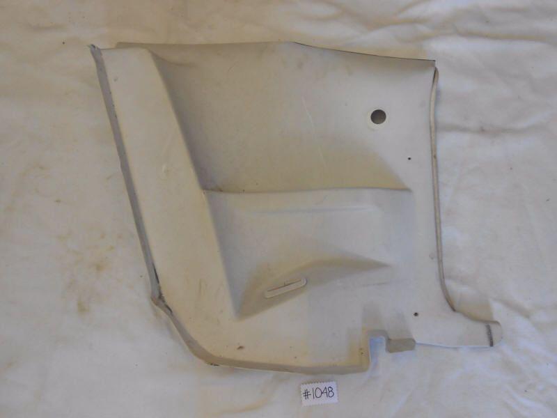 71-73 mustang coupe rear interior quarter bolster - white - lh driver side