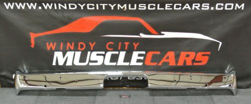 1971-72 dodge challenger premium chrome rear bumper with jack slots made in usa