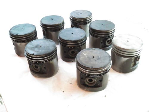 Ford y-block 239 ci pistons. 040&#034; over.  used but good shape.  from 1954 f100