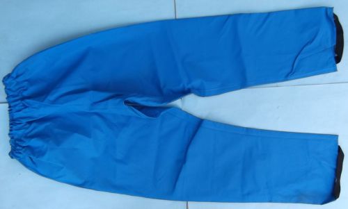 S dririder motorcycle pvc wet all weather over pants electric blue