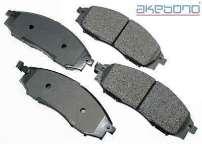 Akebono act830 brake pad or shoe, front-proact ultra premium ceramic pads