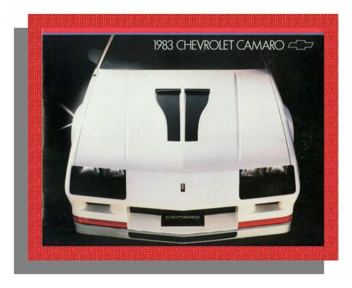1983 chevrolet camaro--original brochure!--nos--mint!