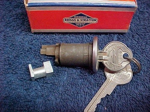 Nos tailgate lock cylinder with keys 1962-1967 gm chevy ii nova station wagon
