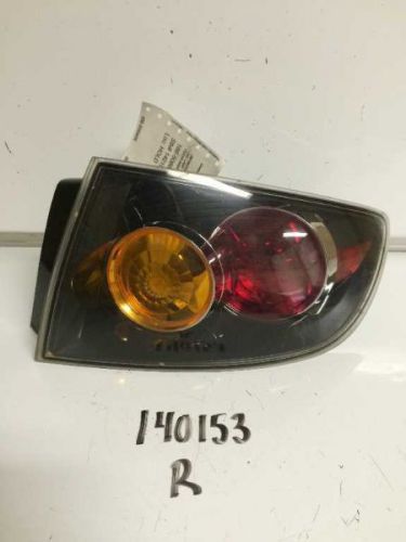 04 05 06 mazda 3 tail light sdn  clear lens type right qtr mounted