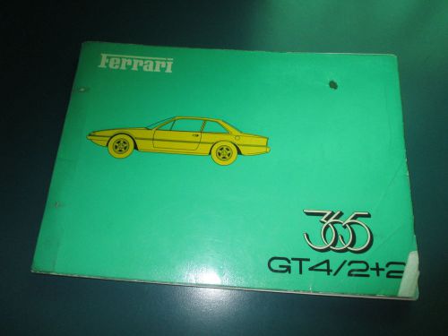 Ferrari 1973 365 gt4/2+2 spare parts catalogue, manual, handbook print # 78/73