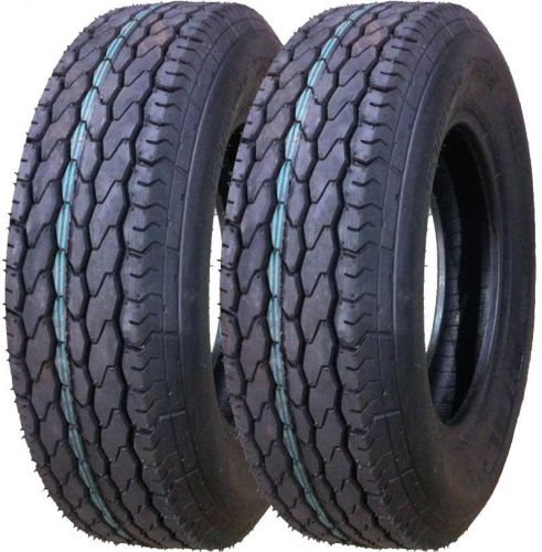 2 new free country trailer tires st205 75d15 bias - 11021