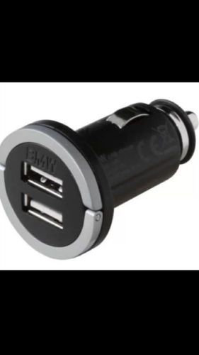 Genuine bmw dual usb oem charger adapter for cigarette lighter (84109376940)