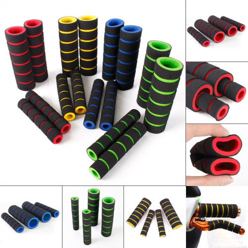 2x pair motorcycle handlebar grips accessories bars motorbike throttle bike z0n